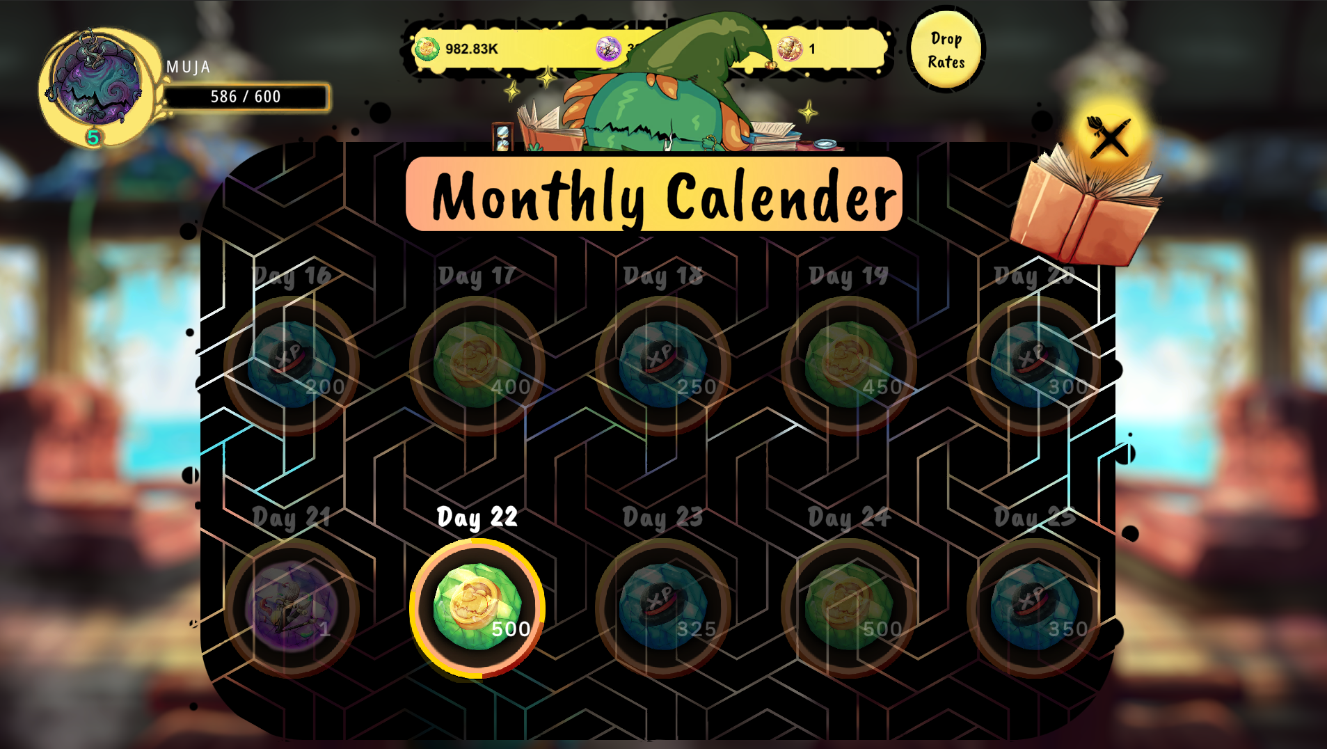 Monthly Calendar
